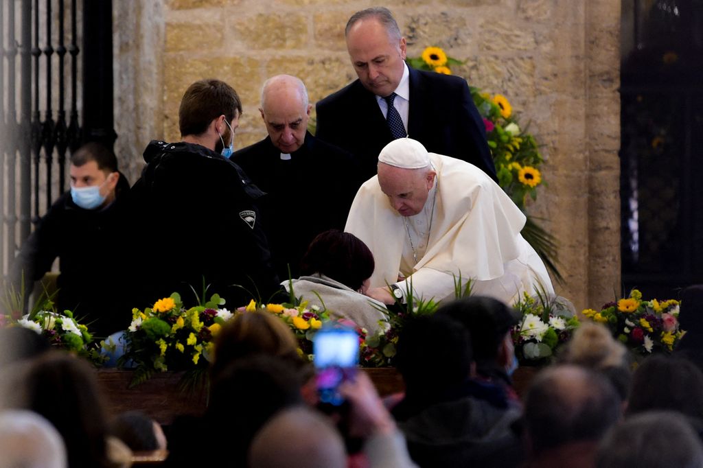 Papa Francesco nella Basilica di Santa Maria degli Angeli di Assisi&nbsp;