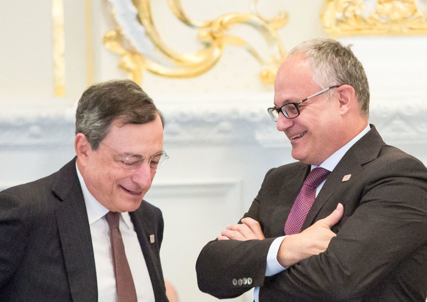 Mario Draghi e Roberto Gualtieri