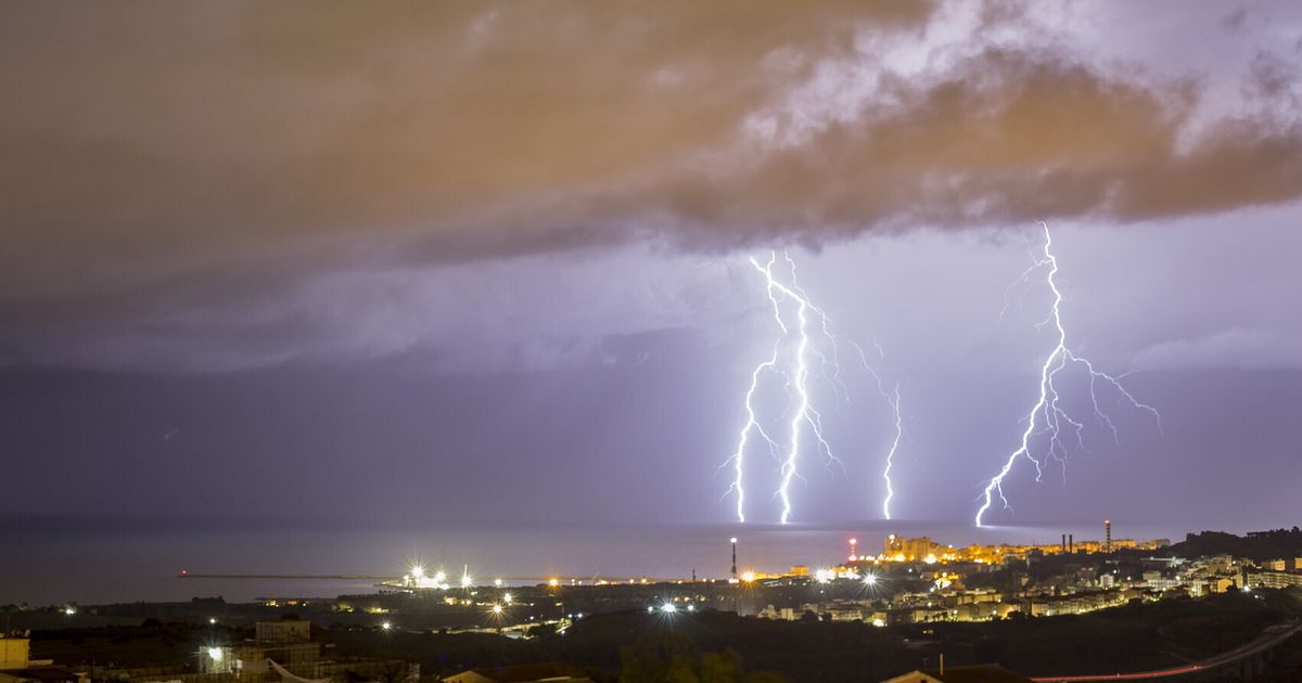 Piogge e temporali, sabato allerta gialla in 4 regioni