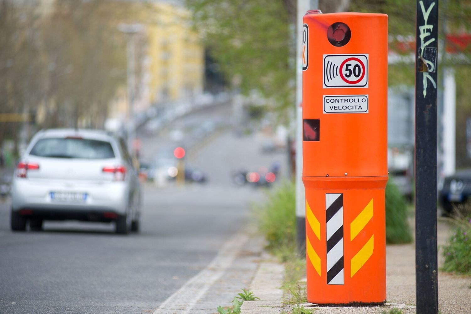Un autovelox nelle strade italiane