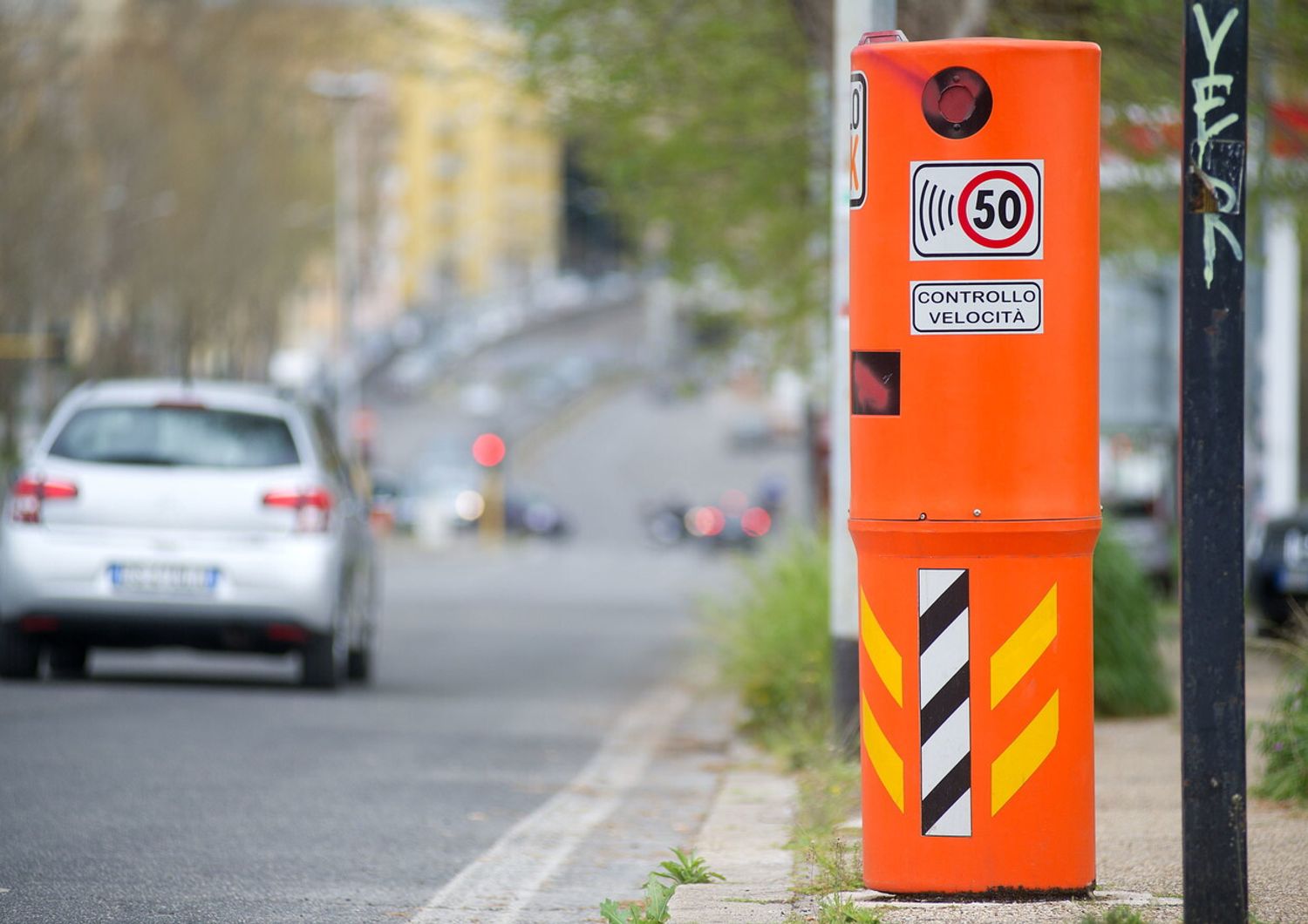 Un autovelox nelle strade italiane