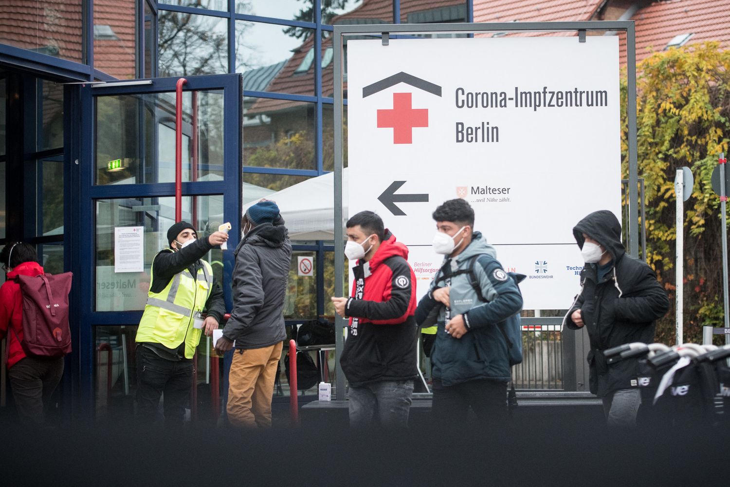 Centro vaccini contro il Covid a Berlino&nbsp;