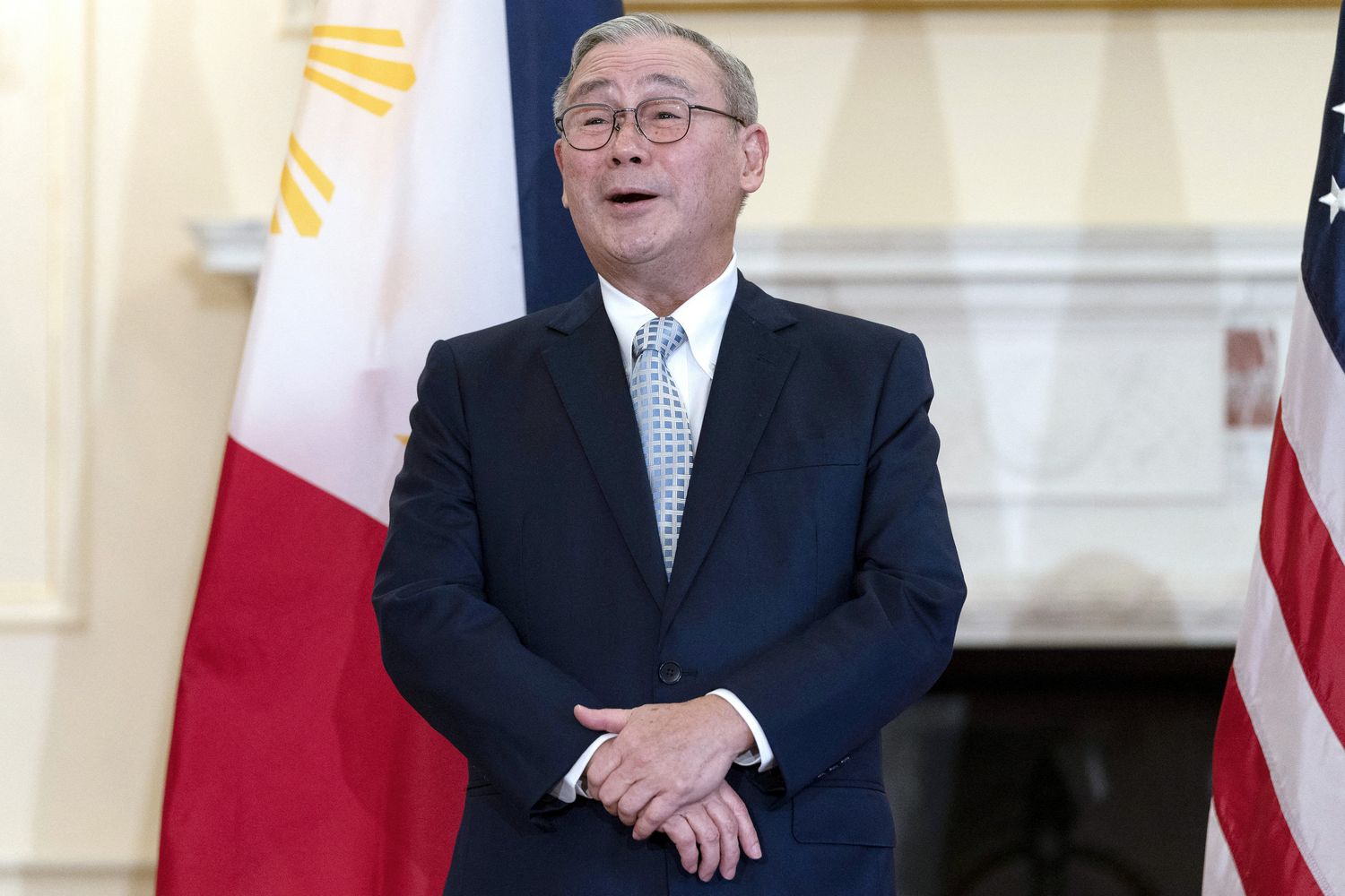 Il ministro degli Esteri filippino,&nbsp;Teodoro Locsin