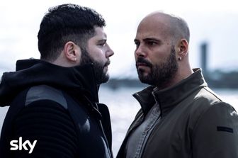 Salvatore Esposito e Marco D'Amore nei panni di Genny Savastano e Ciro di Marzio