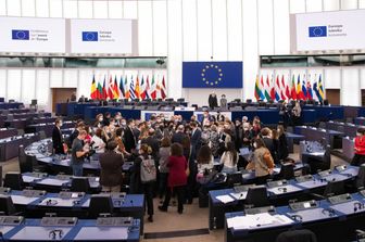 La plenaria della Conferenza sul Futuro dell'Europa a Strasburgo&nbsp;