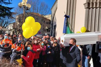 Funerali del piccolo Matias a Vetralla