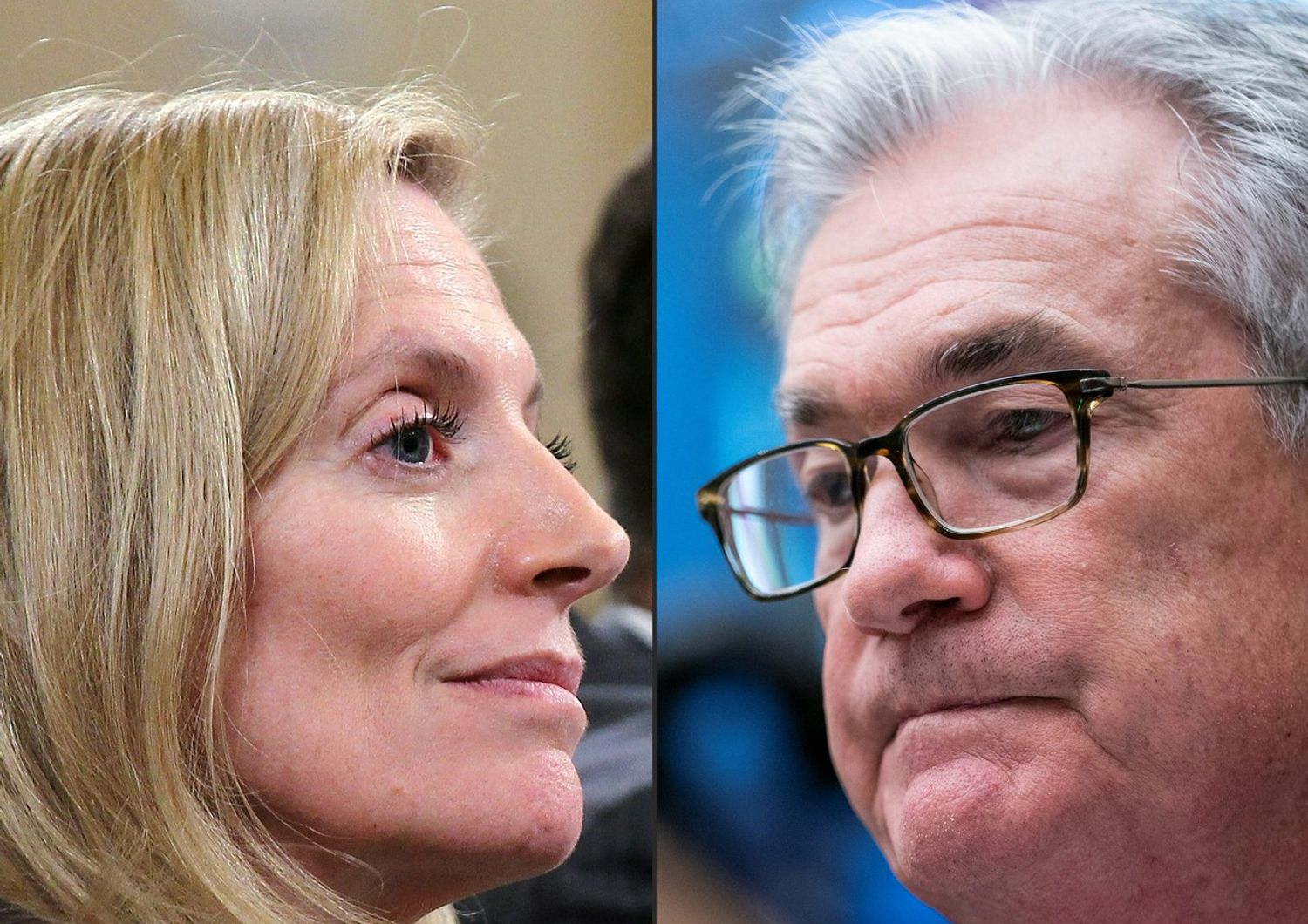 I due candidati alla guida della Federal Reserve: Lael Brainard e l'attuale presidente Jerome Powell