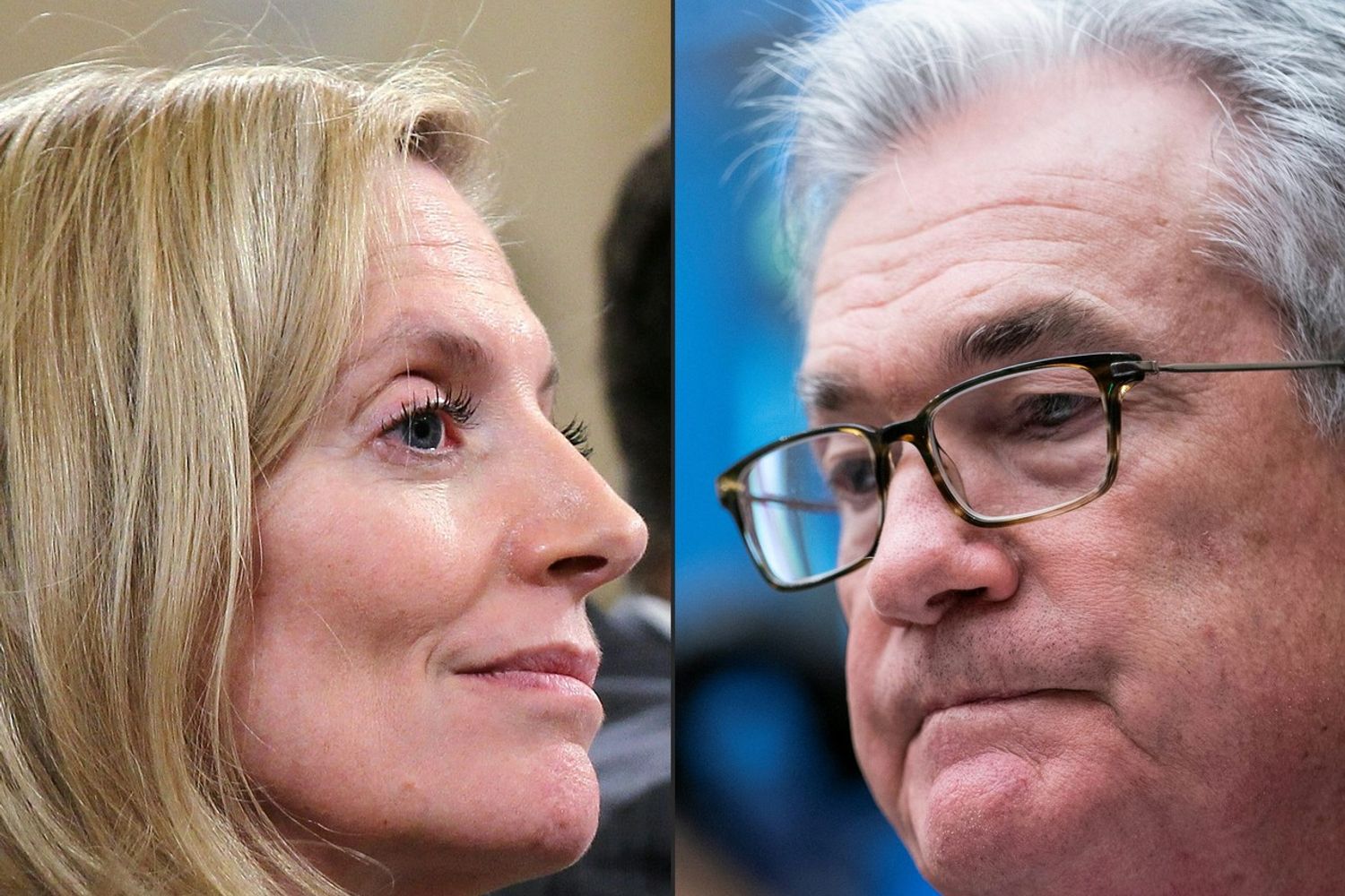 I due candidati alla guida della Federal Reserve: Lael Brainard e l'attuale presidente Jerome Powell