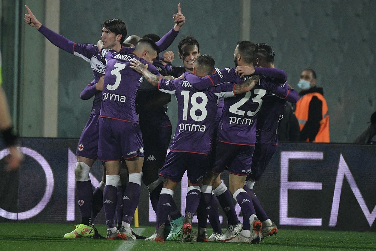 Fiorentina, gol di Vlahovic