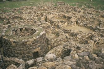 Una parte del nuraghe &quot;Su Nuraxi&quot; a Barumini