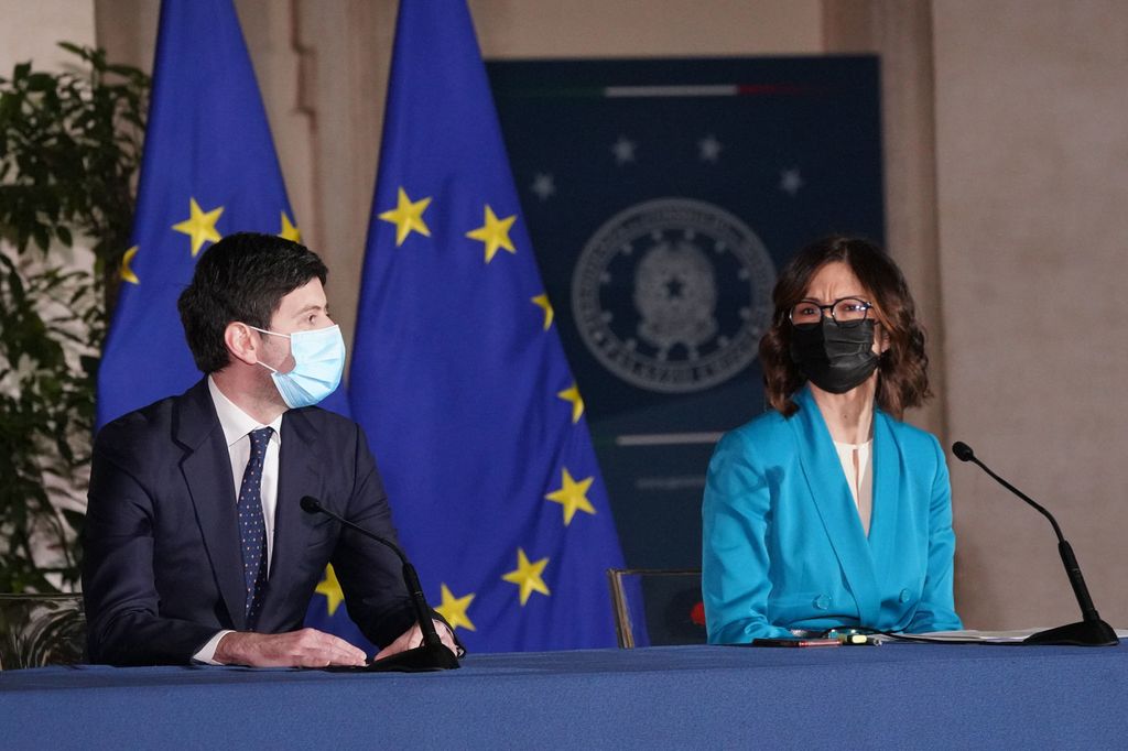 Roberto Speranza e Mariastella Gelmini