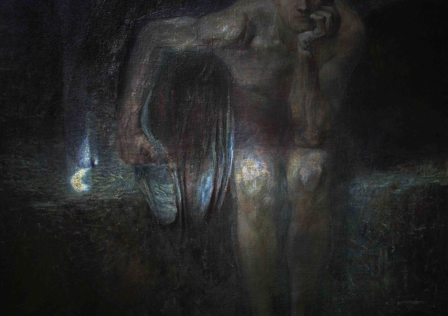 Franz von Stuck, Lucifero, 1890 c. National Gallery