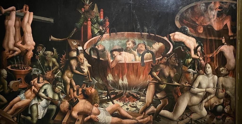 Anonimo di scuola portoghese, Inferno, 1510 (particolare)