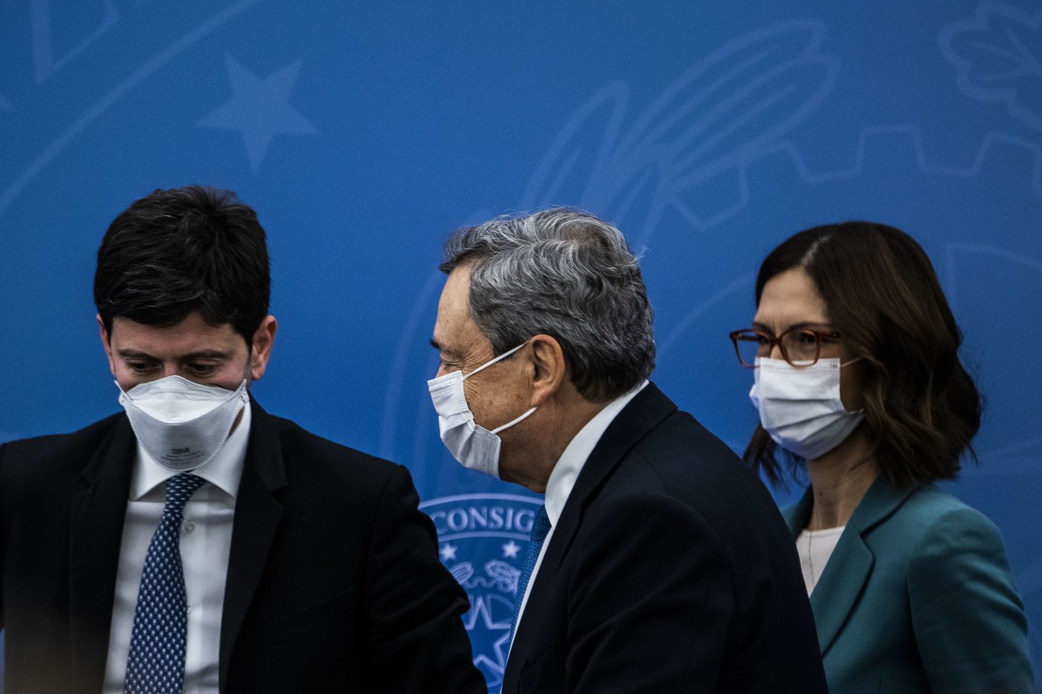 Speranza, Draghi e Gelmini