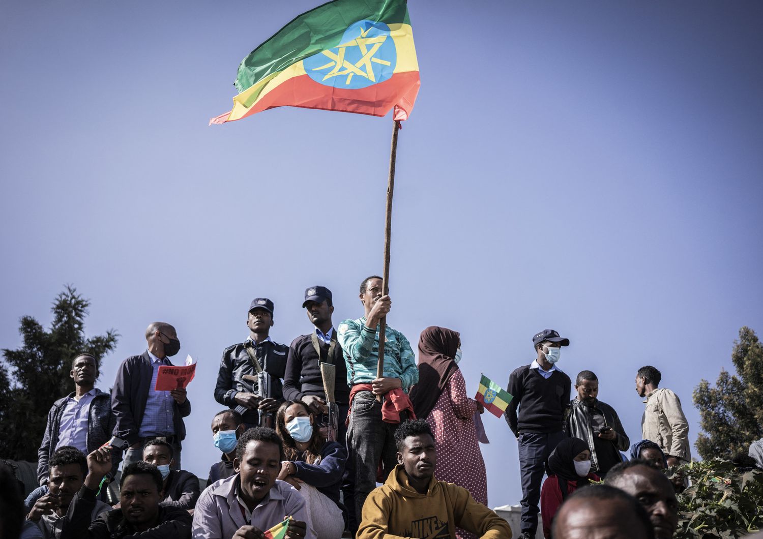 Manifestazione ad Addis Abeba