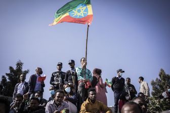 Manifestazione ad Addis Abeba