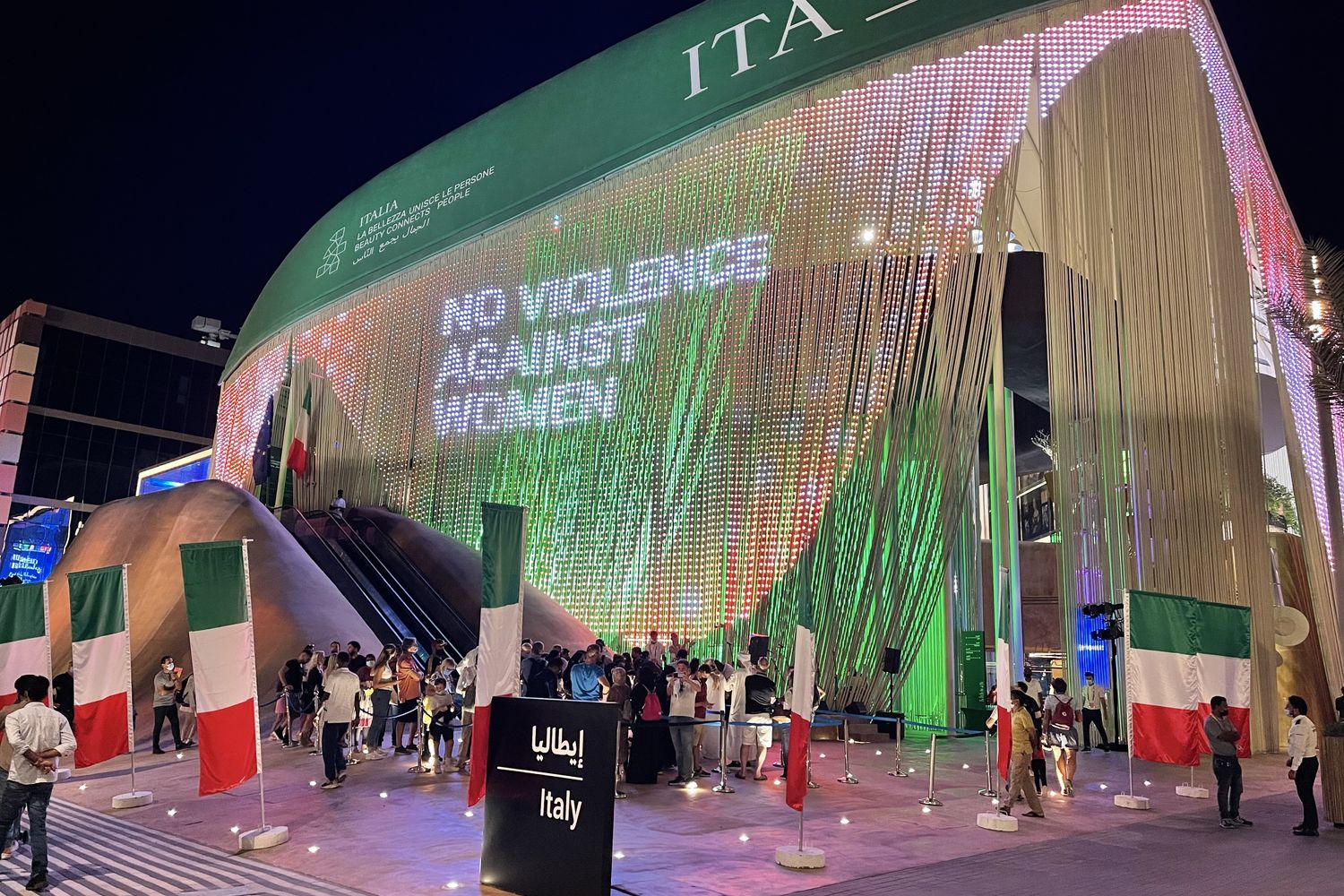 Exp&ograve; Dubai, Padiglione Italia