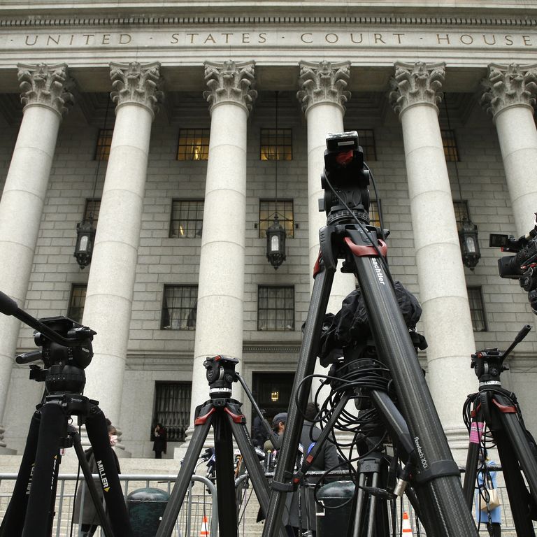 Il tribunale di New York dove si svolge il processo a Ghislaine Maxwell