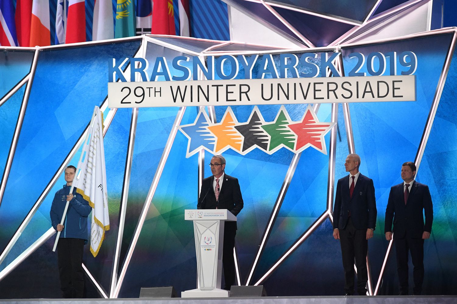 Il sindaco di Lucerna a&nbsp;Krasnojarsk per ricevere il 'testimone' dall'Universiade precedente