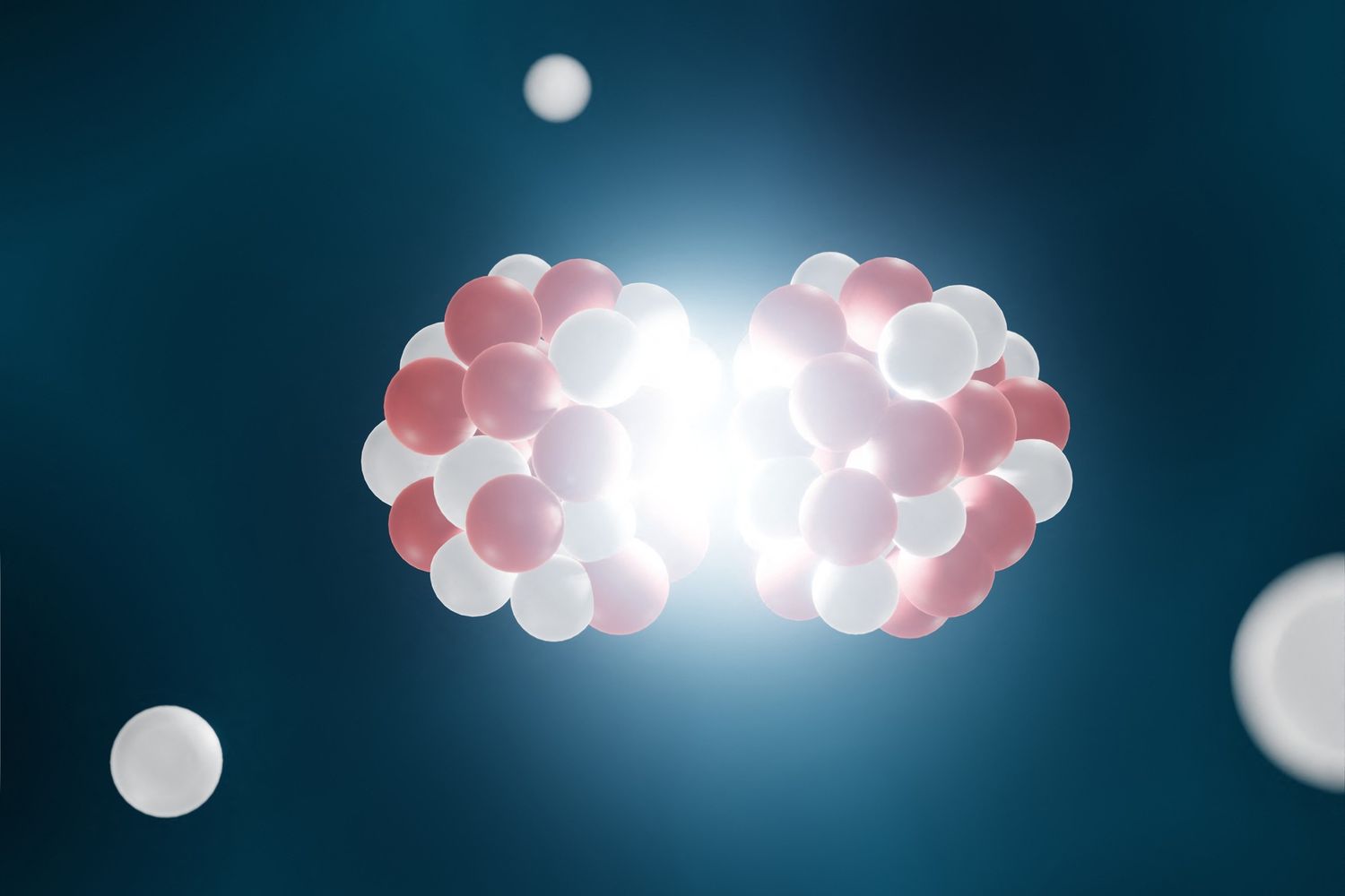 Fissione nucleare, illustrazione