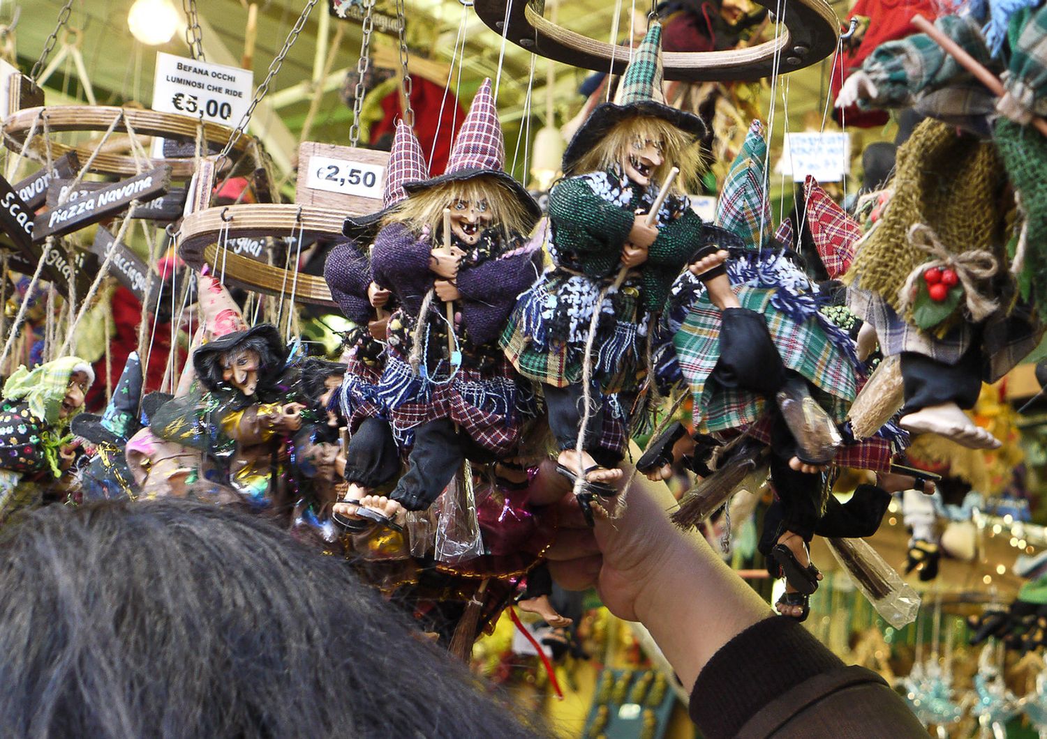 annullata festa befana piazza navona roma