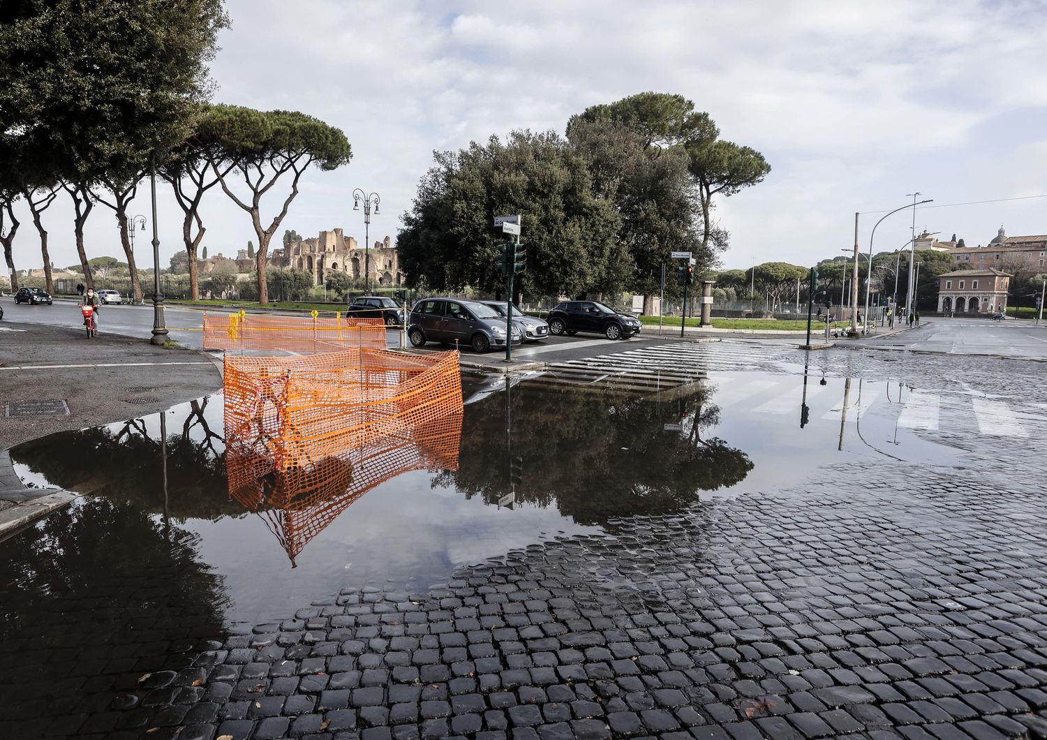 Bomba d'acqua a Roma