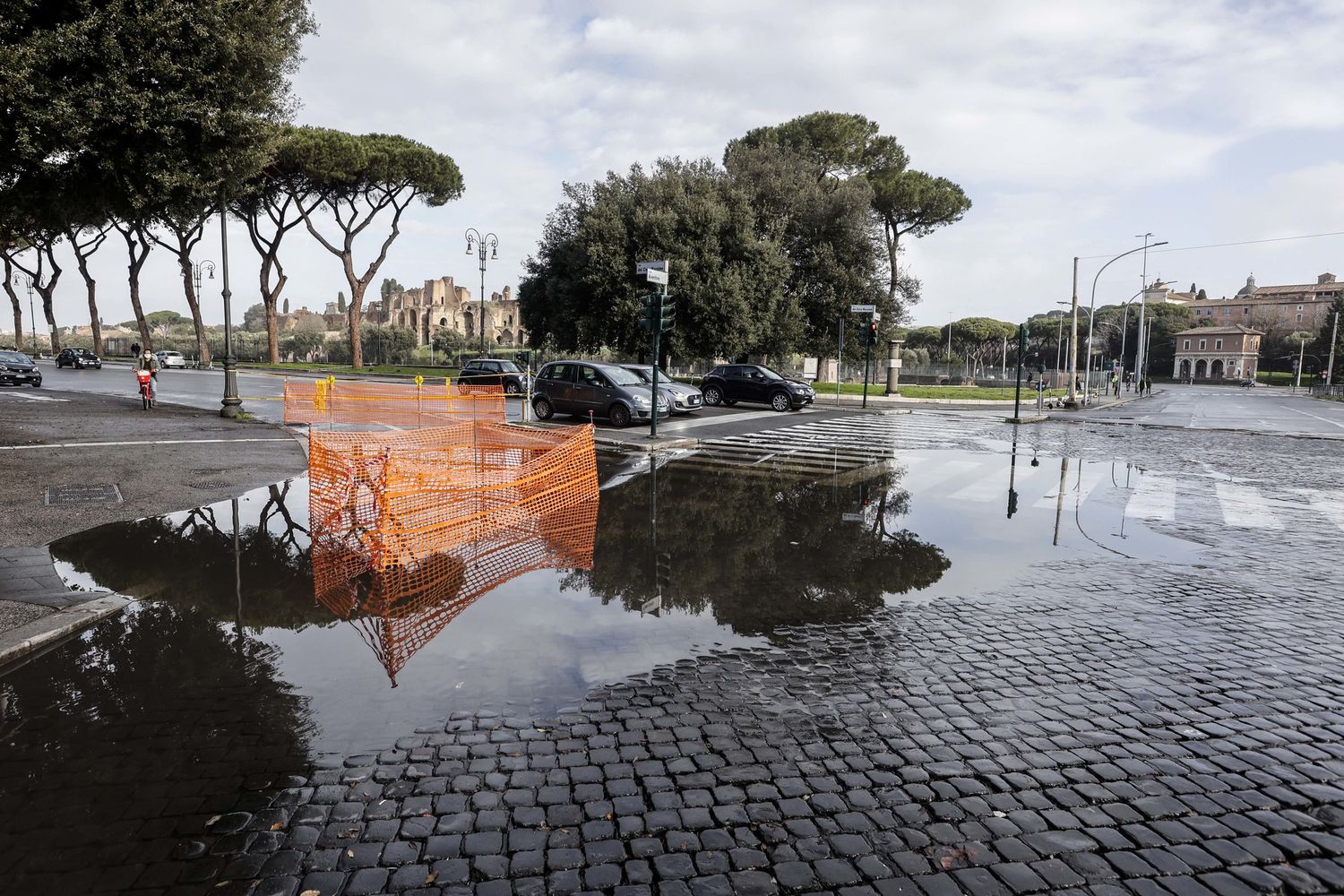 Bomba d'acqua a Roma