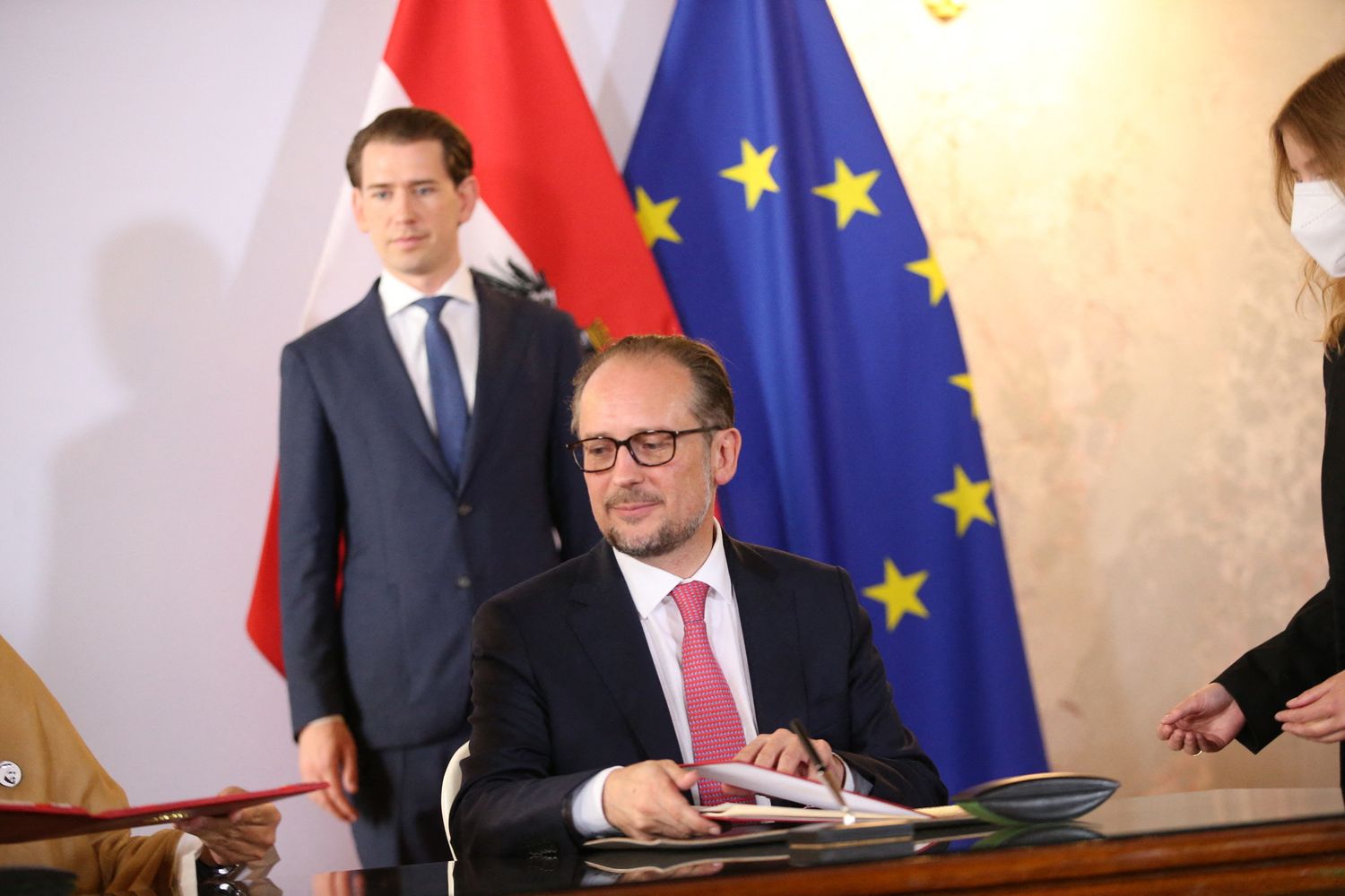 Alexander Schallenberg e Sebastian Kurz