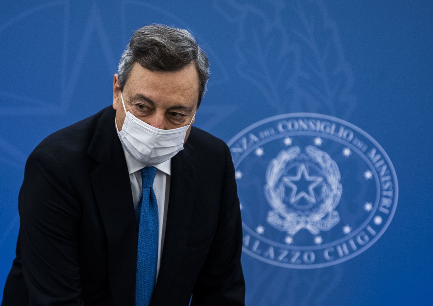 Il premier, Mario Draghi