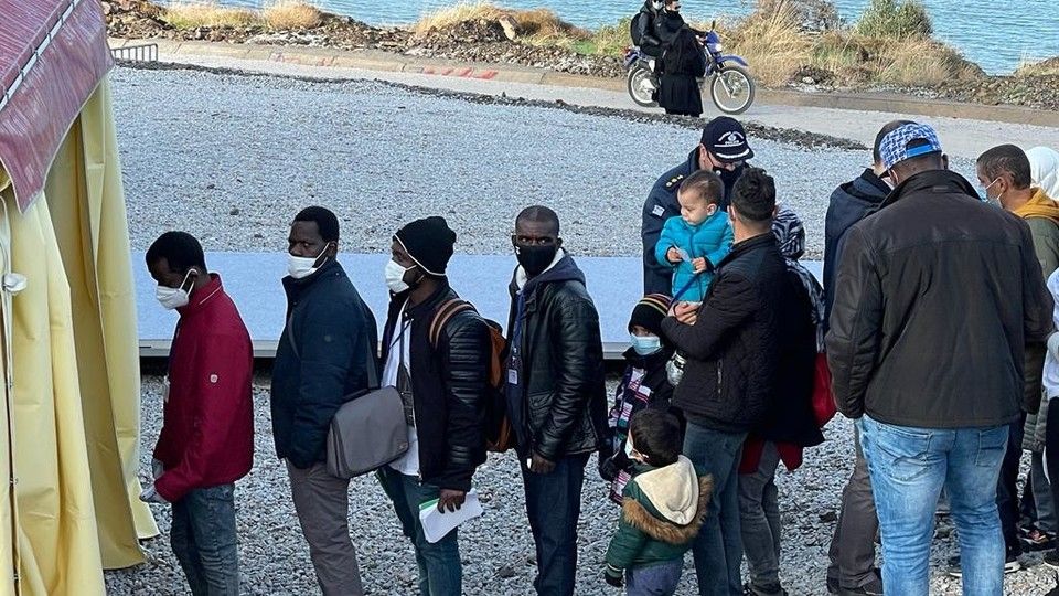 Migranti a Lesbo