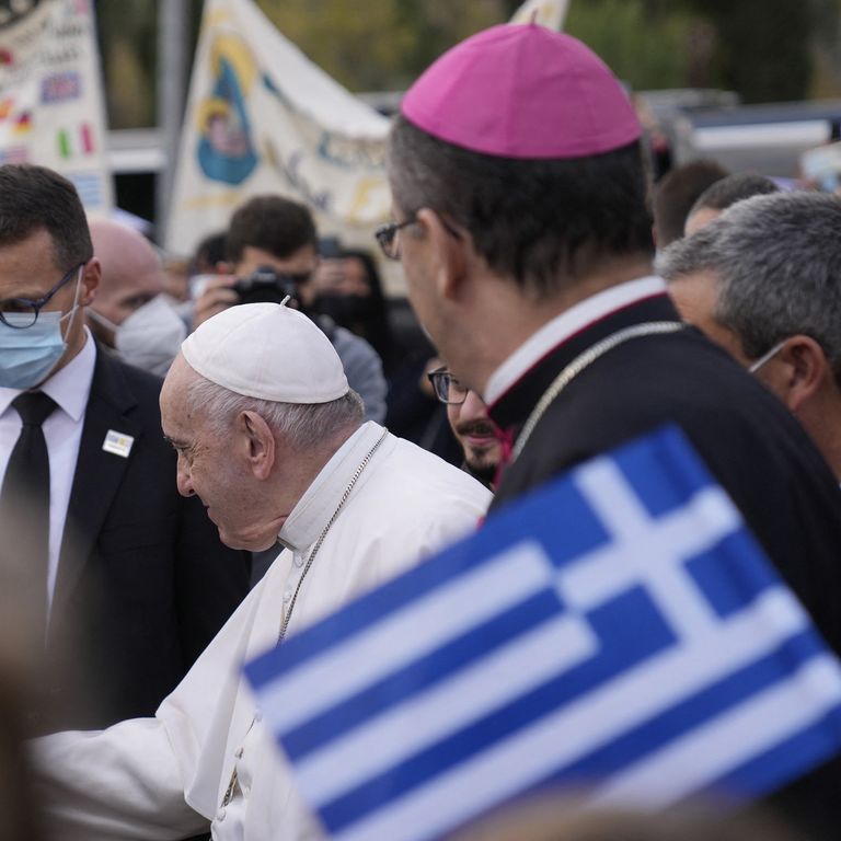 La visita del Papa in Grecia