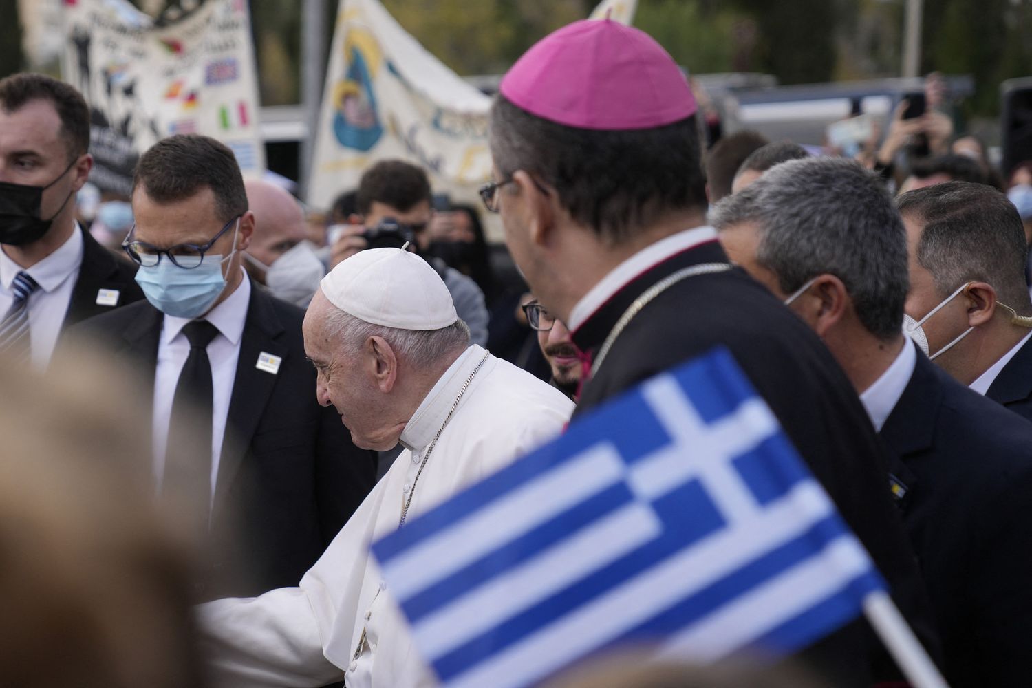 La visita del Papa in Grecia
