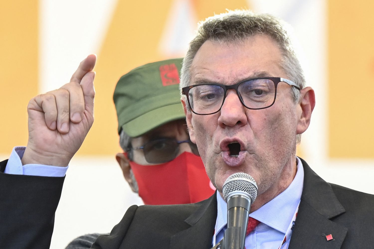 Il segretario della Cgil, Maurizio Landini