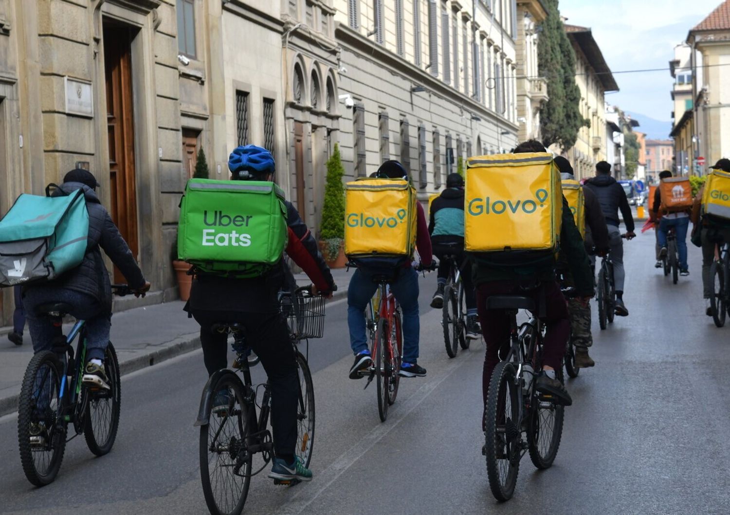 Una manifestazione di rider