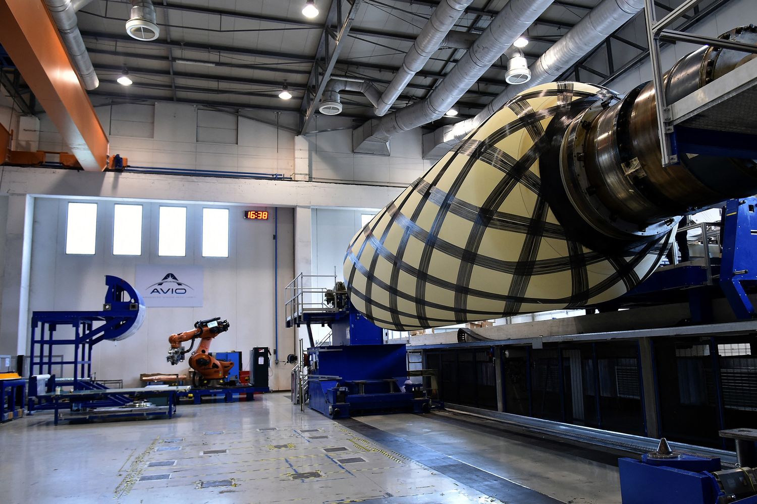 Lo stabilimento Avio di Colleferro, alle porte di Roma