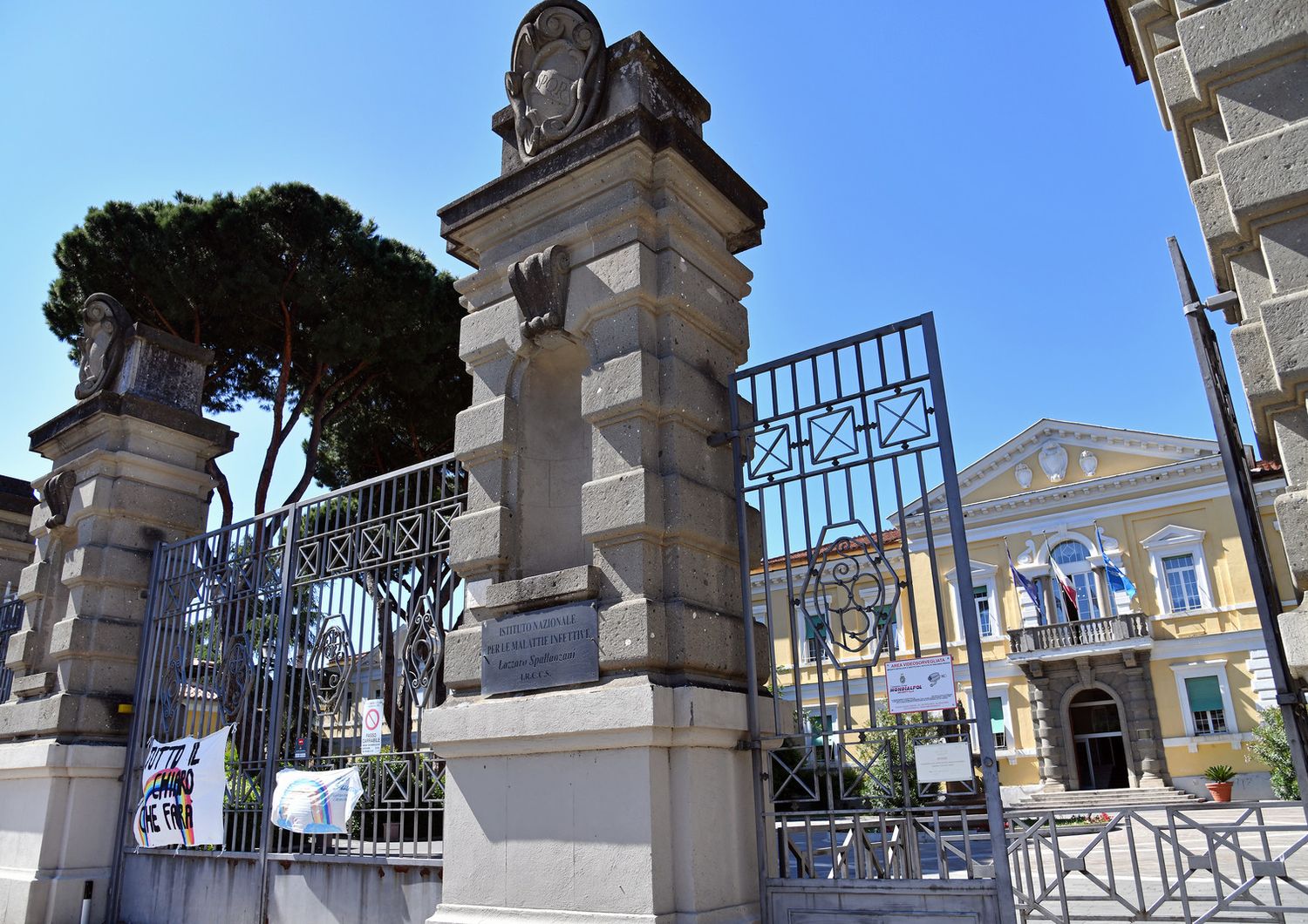 L'Istituto per le malattie infettive Lazzaro Spallanzani di Roma&nbsp;