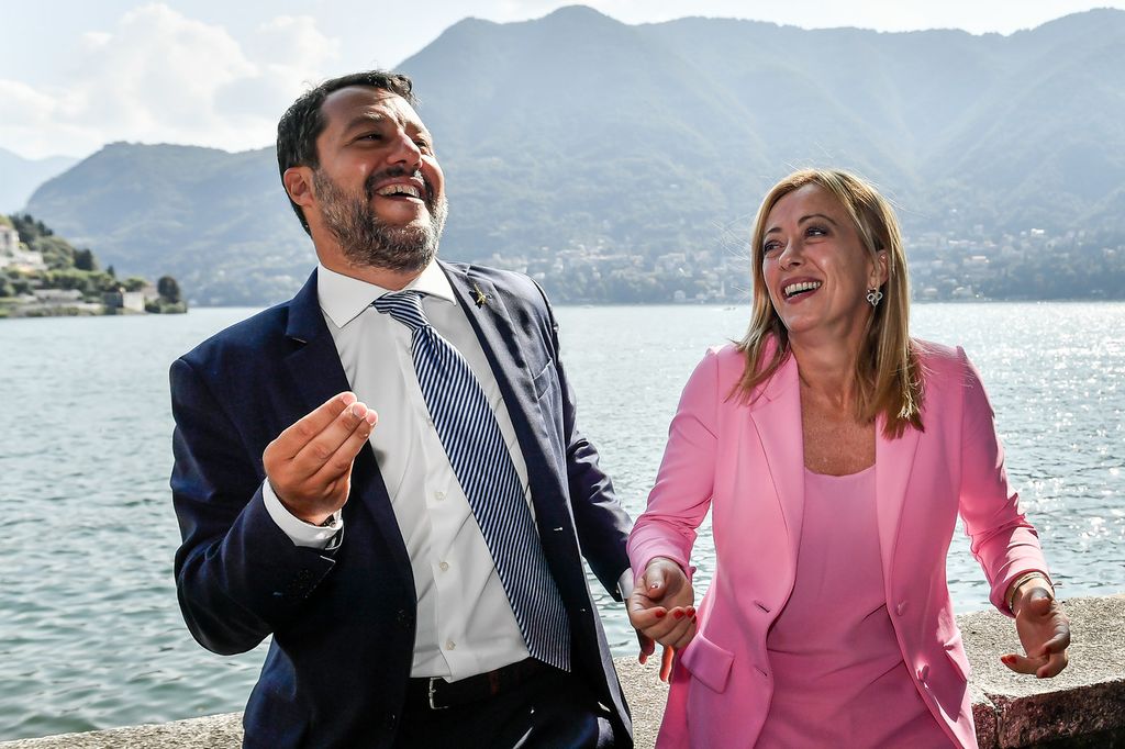 Matteo Salvini e Giorgia Meloni