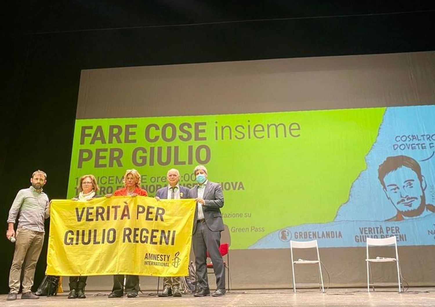 Il presidente della Camera Roberto Fico a Genova&nbsp;