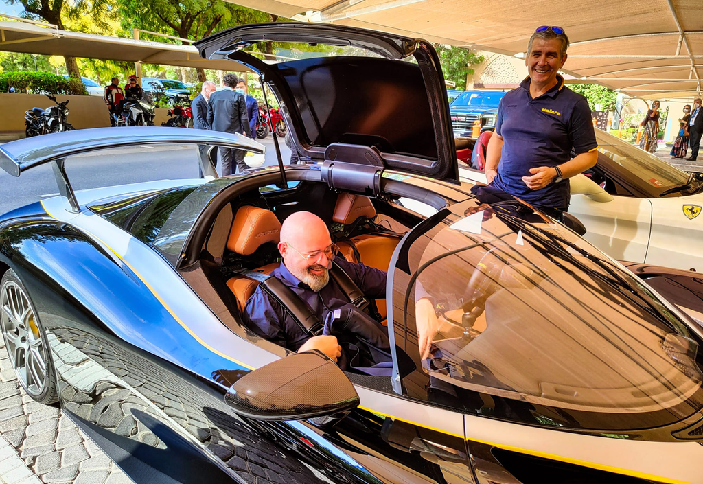 Il presidente della Regione Emilia Romagna, Stefano Bonaccini a Expo Dubai