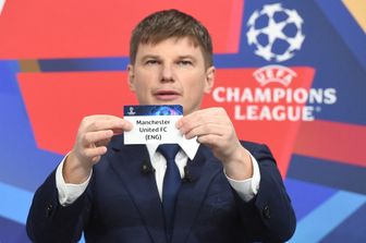 Andrey Arshavin durante il sorteggio a Nyon&nbsp;