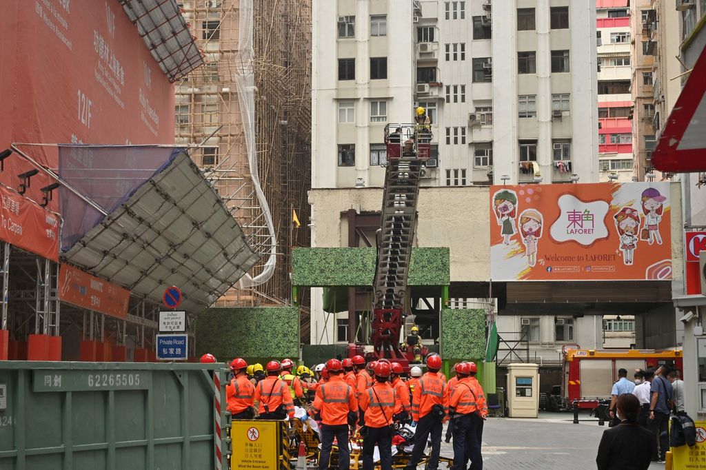 Incendio al World Trade Center di Hong Kong&nbsp;