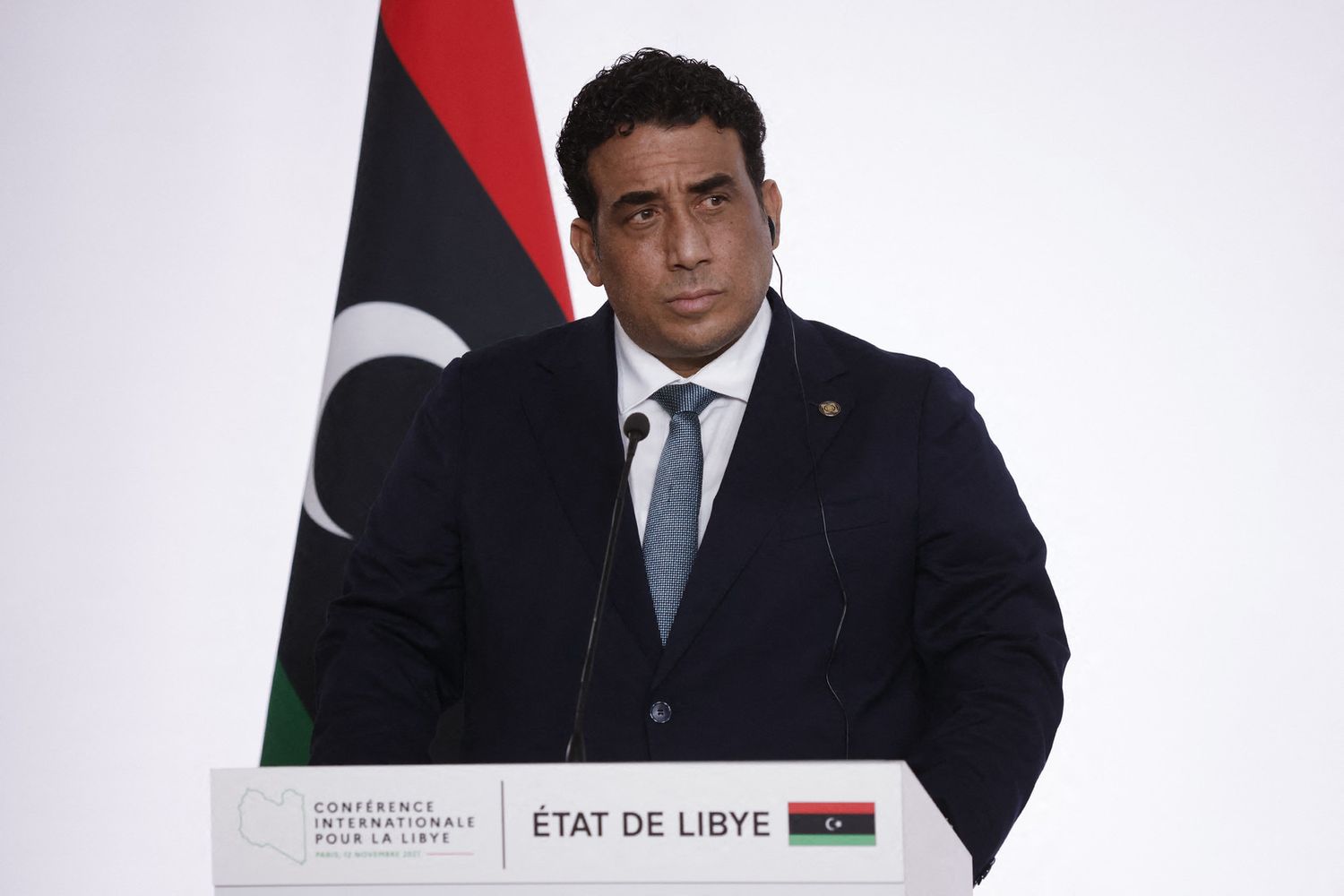Il presidente del Consiglio presidenziale, Mohammed Al-Manfi