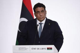 Il presidente del Consiglio presidenziale, Mohammed Al-Manfi
