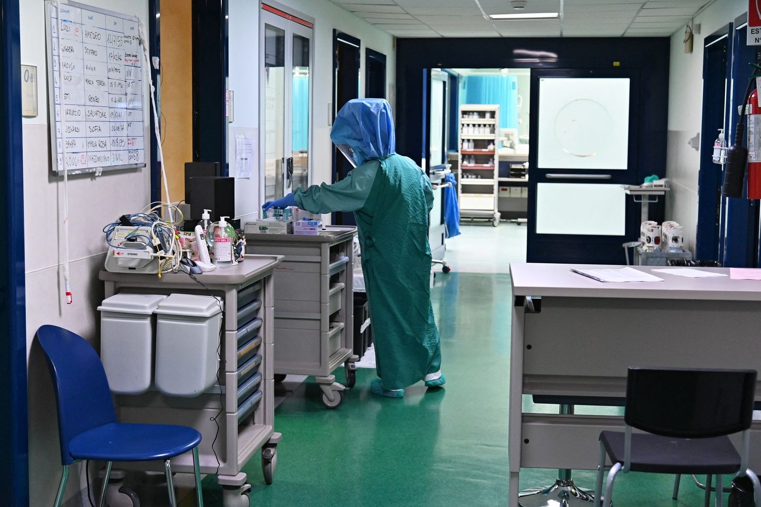 Ospedale romano, reparto Covid