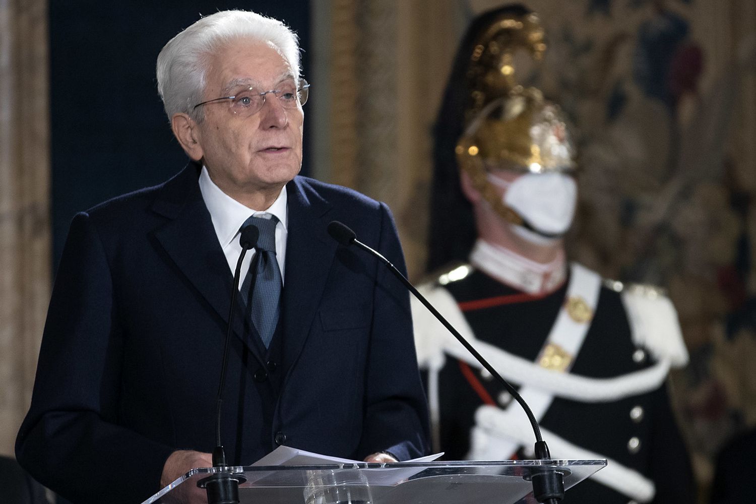 Il Presidente della Repubblica Sergio Mattarella&nbsp;