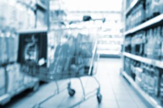 Un carrello della spesa, simbolo dell'inflazione