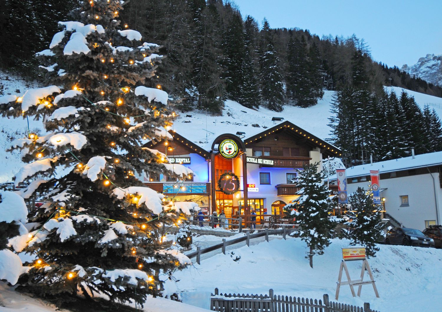 Neve a Selva di Val Gardena