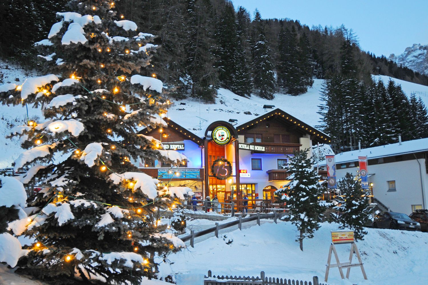 Neve a Selva di Val Gardena
