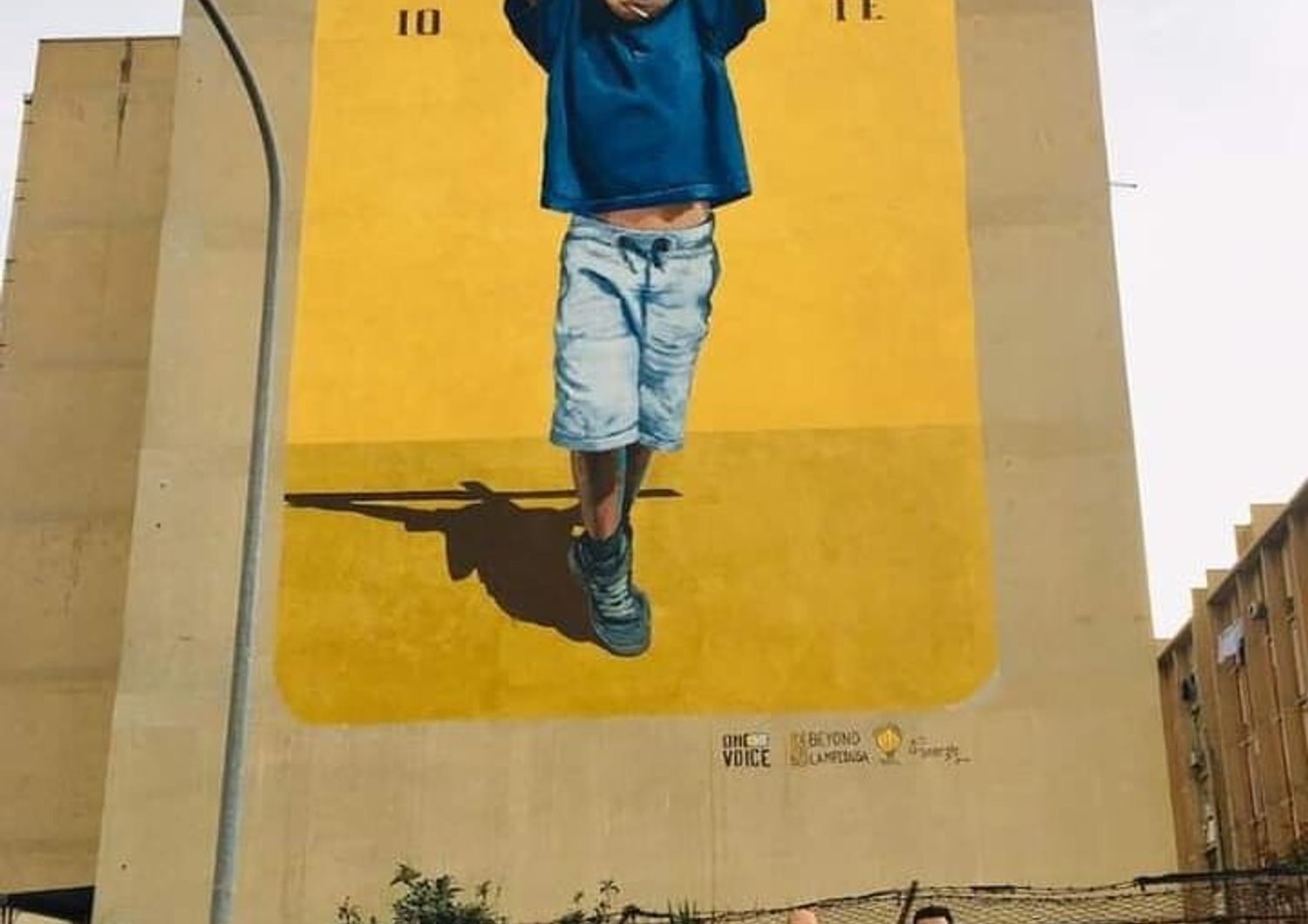 &quot;Io sono te&quot;, murale dello Sperone realizzato da Igor Scalisi Palminteri