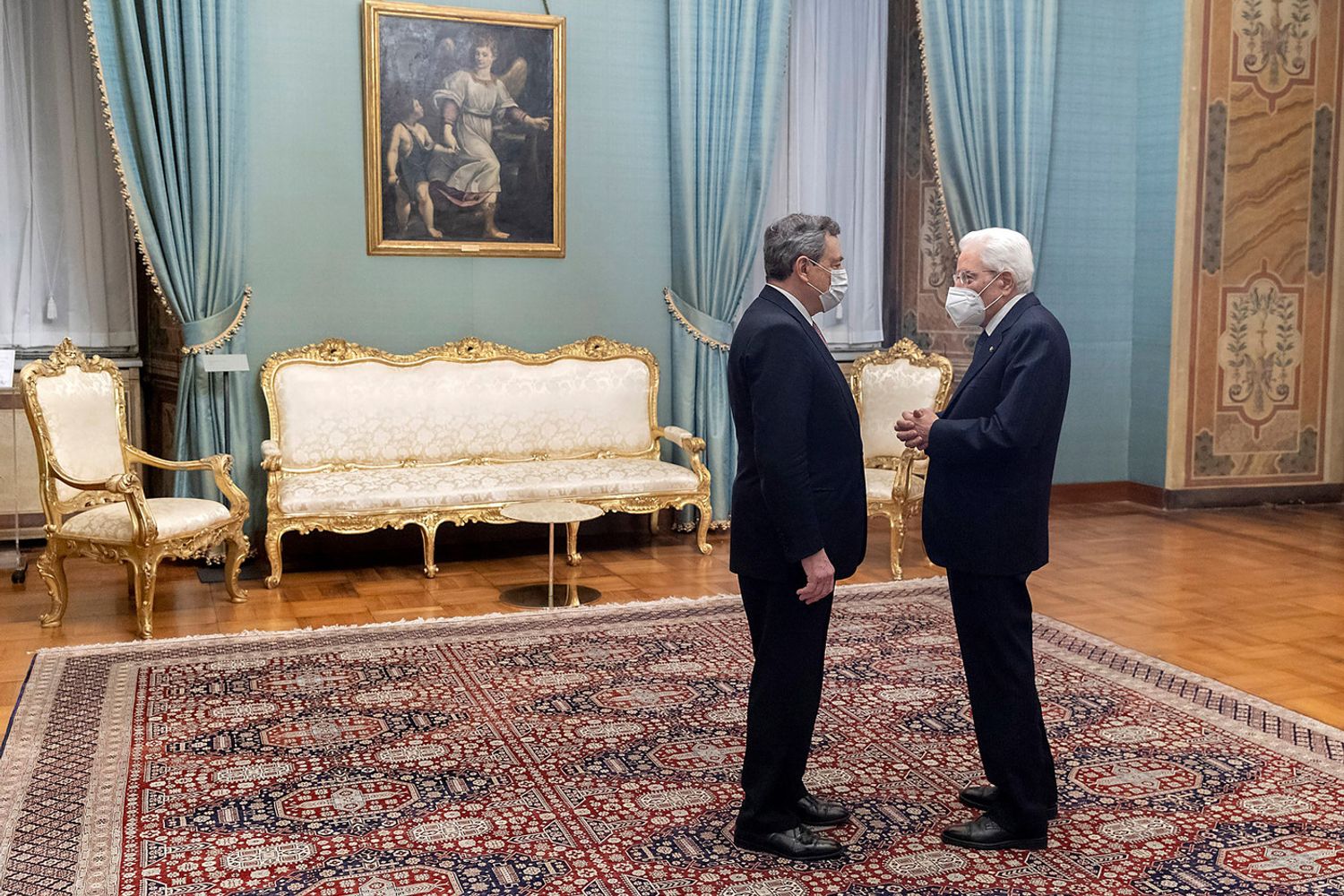 Sergio Mattarella e Mario Draghi